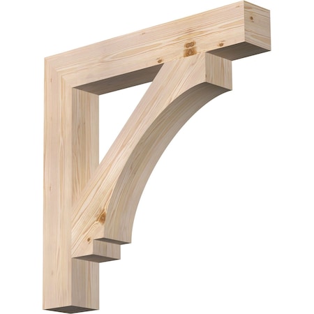 Ekena Millwork Imperial Block Smooth Bracket, Douglas Fir, 5 1/2"W x 36"D x 36"H BKT06X36X36IMP05SDF
